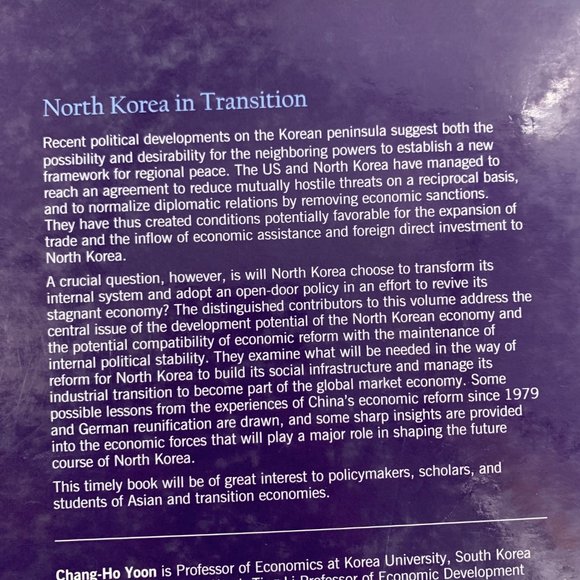 North Korea in Transition Book Prospects for Economic & Social Reform Chang-Ho Y - Picture 11 of 16